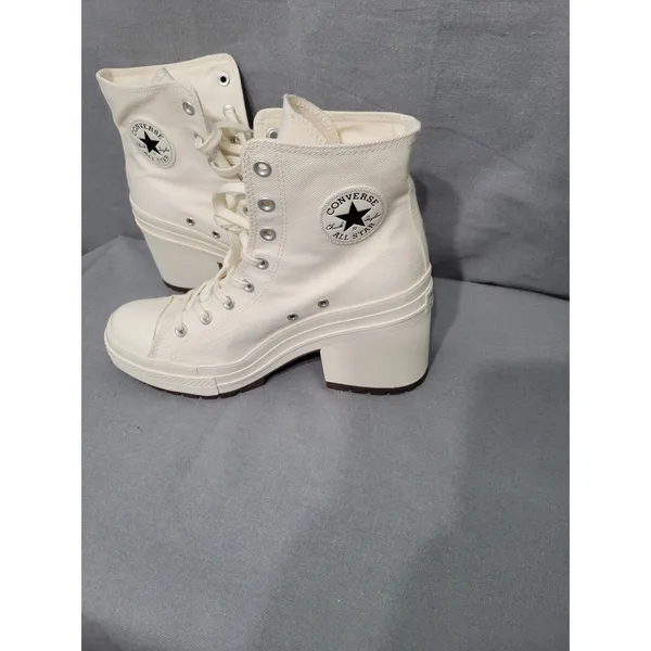 Converse Chuck 70 De Luxe Heel Hi Platform, A05348C Size Women’s 11.5 Cream - Image 4