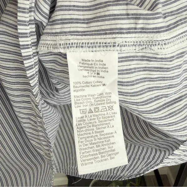 J. Crew Striped Flutter Sleeve Top - Image 4