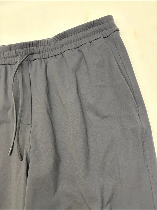 Lululemon womens large tapered leg mid rise 7/8 pant black athletic crop casual - Image 5