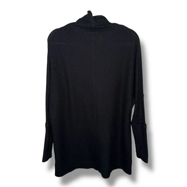 We The Free Black Textured‎ Cowl Neck Long Sleeve Tunic Top Women Size S - Image 5