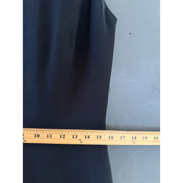 Hugo Buscati Collection Womens Black‎ 100% Silk Sleeveless Sheath Dress Size 10 - Image 6