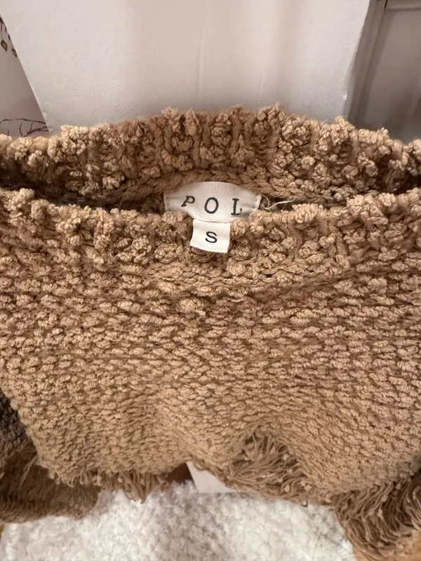 POL Boutique Tan Sweater - Image 2