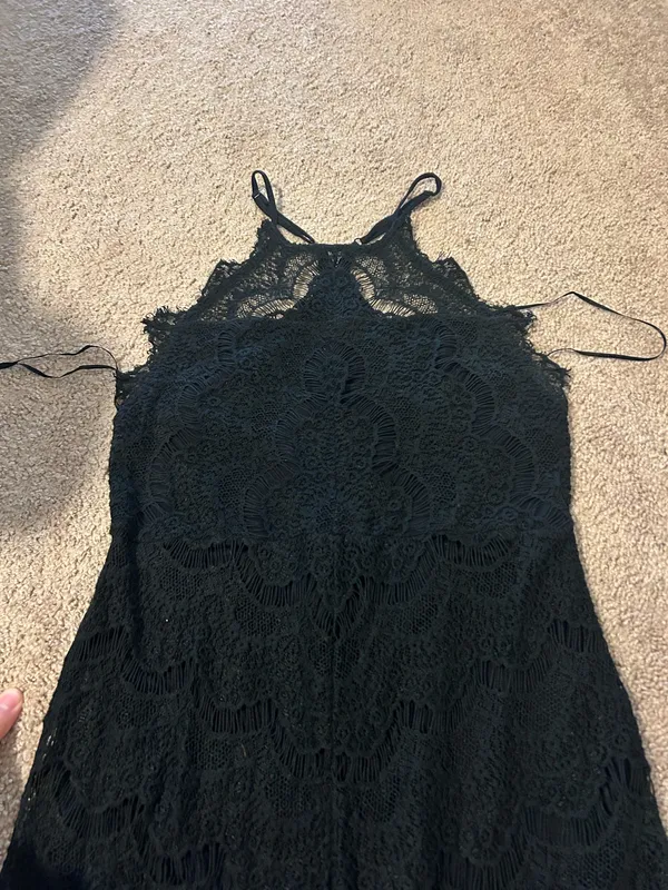 Free People Black Lace dress - Image 7