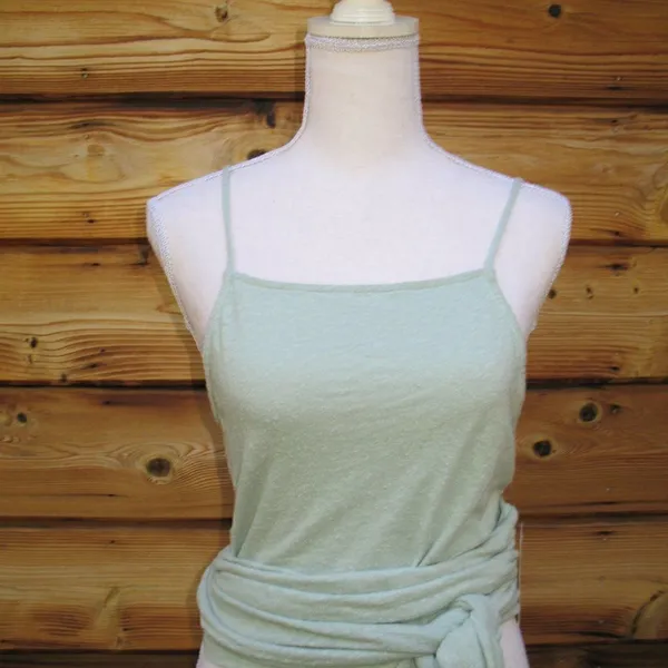 NWT Free People Light Green Wrap Tank Top - Image 4