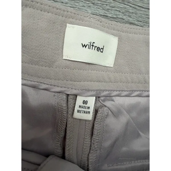 Aritzia Wilfred Bridger Cargo Pants Women's 00 Ashen Wide Leg Crepette - Image 4