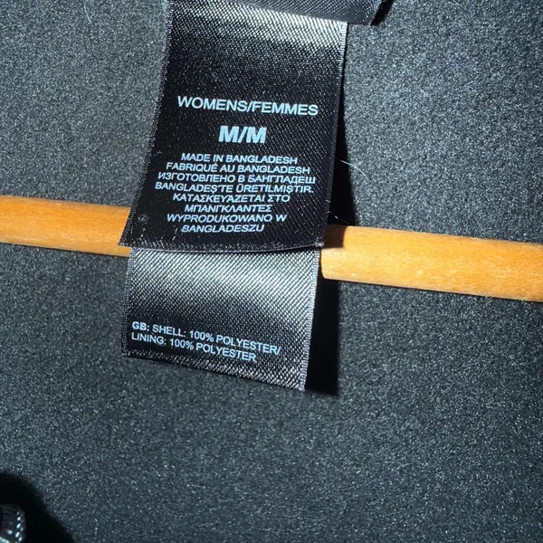 THE NORTH FACE Womens' Black Full‎ Zip Fleece Jacket Size Medium O - Image 6