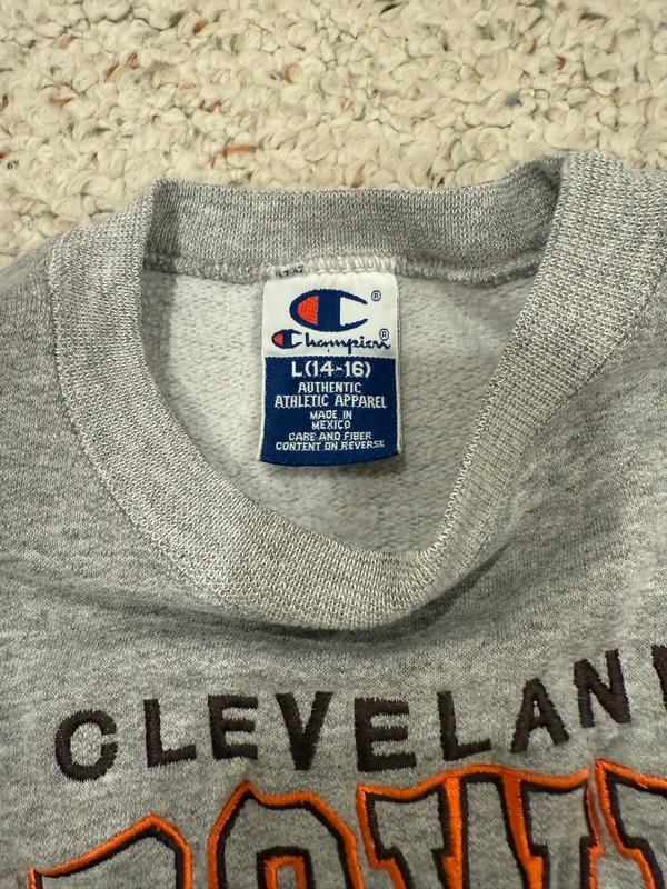 Champion Vintage Cleveland Browns NFL Crewneck - Image 2