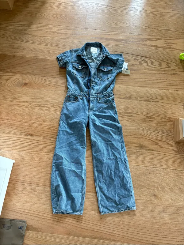 Abercrombie & Fitch Light Blue Denim Jacket - Image 2