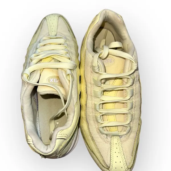 Nike RARE AIR MAX retro 95 SE GS Citron yellow sneaker shoe W 8 / M 6 /39 Casual - Image 6