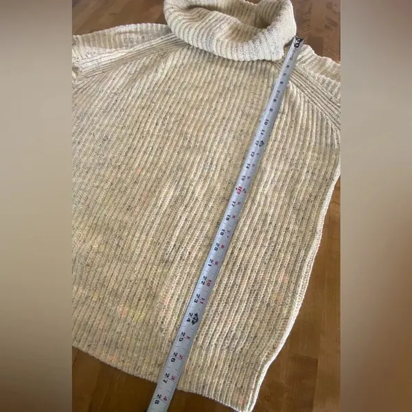 FREE PEOPLE Leo Tunic Sweater XS‎ $168 Retail Oversized Yellow Multicolored NWOT - Image 11