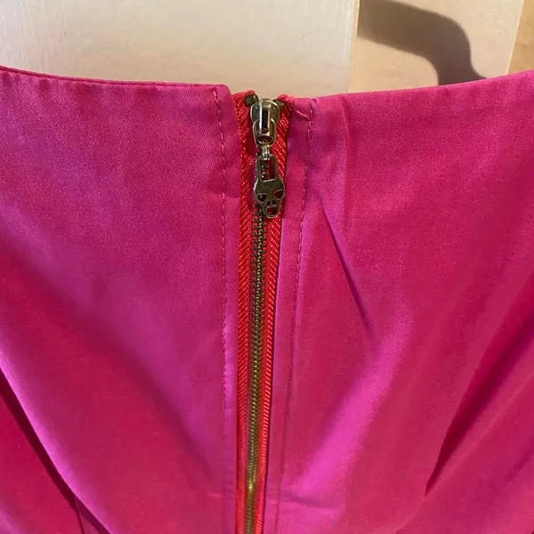 Elegant Barbie Pink sleeveless Mini Dress - Image 4