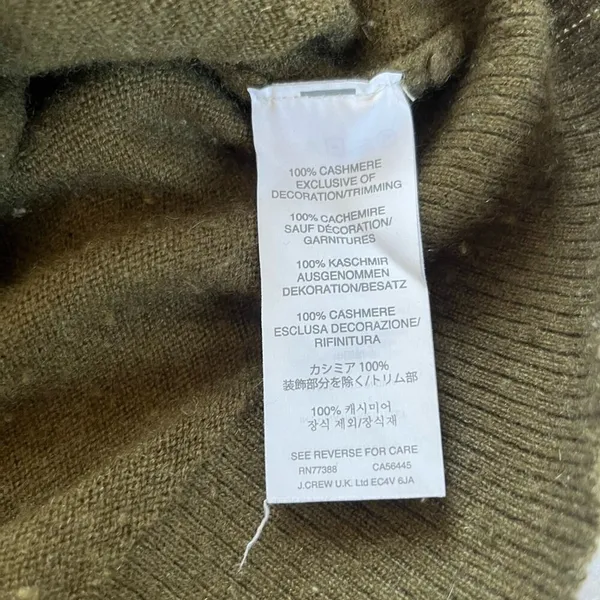 J Crew Cashmere sweater.  Size Small - Image 4