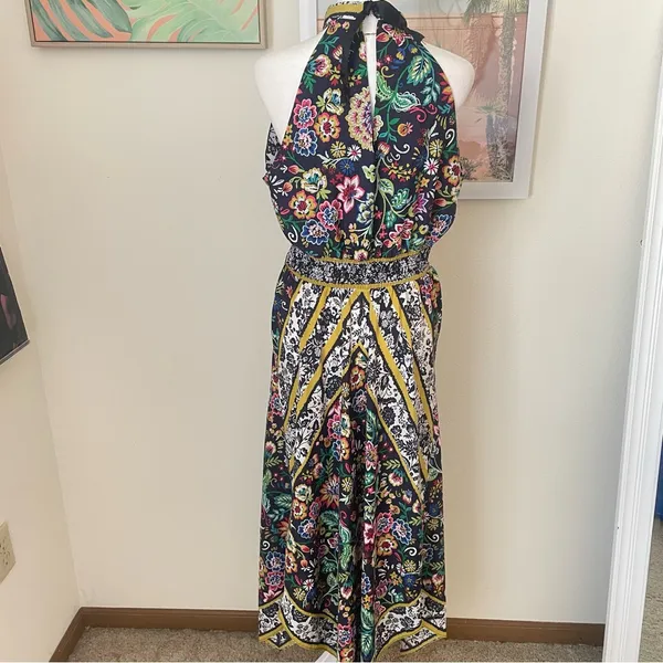 Eliza J Halter Floral Handkerchief Maxi Dress in US 12 - Image 6
