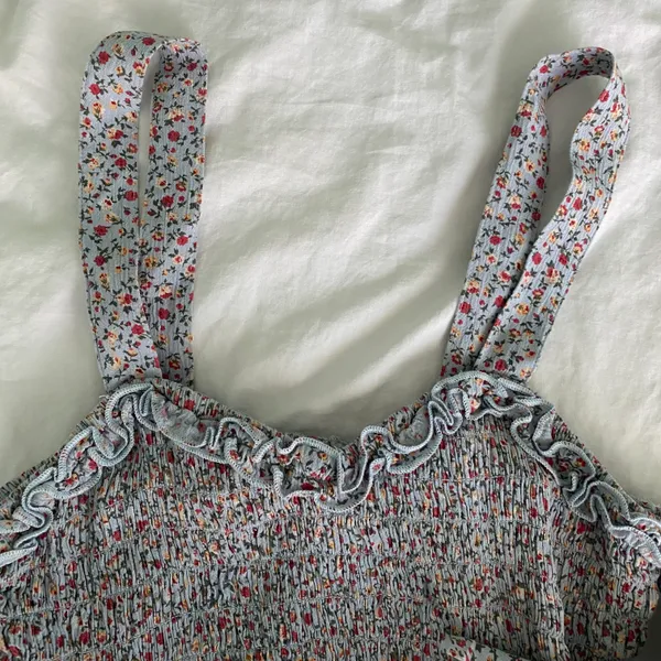 American Eagle Floral Tank - Image 2