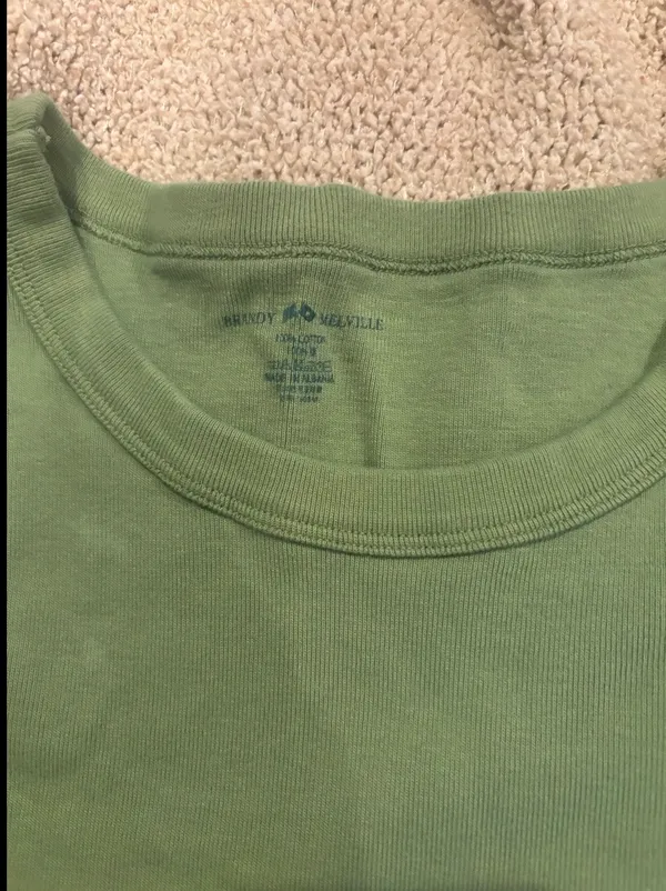 Brandy Melville Green Crop Top - Image 2