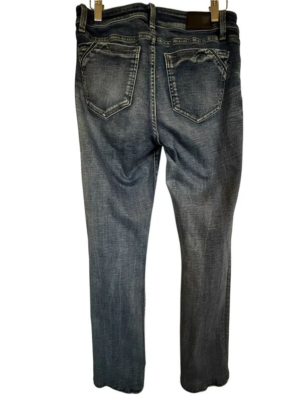 Buckle Black Fit No. 53 Straight Jeans Medium Wash Stretch Mid Rise Women’s 27 - Image 4