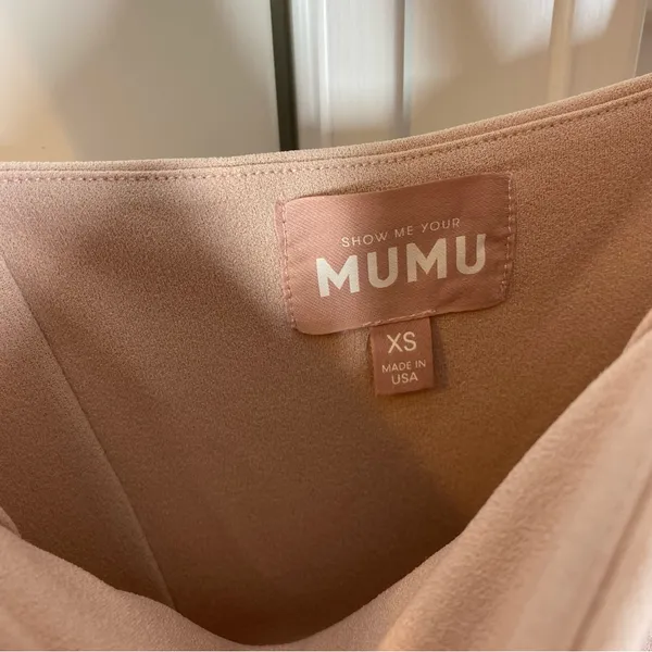 Show Me Your Mumu Paris Maxi Gown Dusty‎ Blush Stretch size xs - Image 6