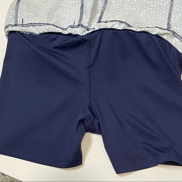 Cypress Club Blue Depths Geometric Print Skort Size S - Image 5