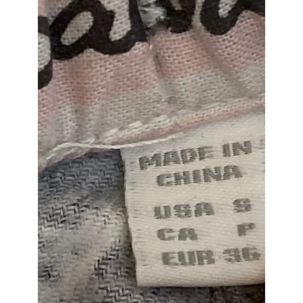 P.J. Salvage Game Day Gray Football Graphic Flannel Sleepwear Pajama Pants Sz S - Image 5