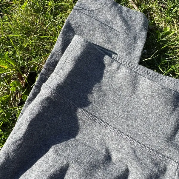Offline By Aerie OG Leggings Regular Rise Sz Med Gray Cotton Blend Women’s - Image 3
