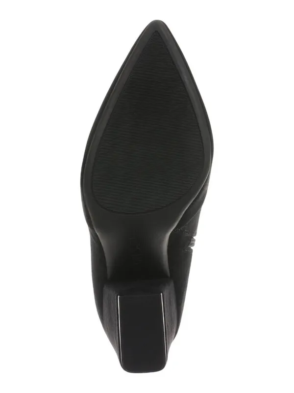 On 34th Zipper Micro Suede Mid-Calf Block Heel Boots 10019653600 Black 6M - Image 10