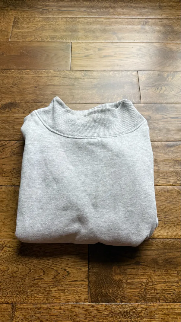 Mock neck crewneck Gray Size M - Image 6