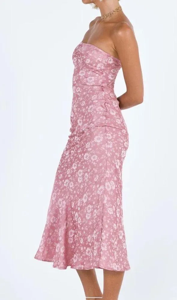 Princess Polly Pink Floral Dress - Image 6