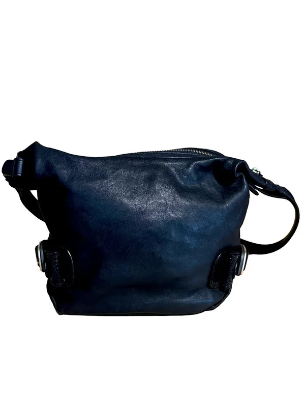 See By Chloe Black Leather Slouchy Shoulder Bag - Image 6