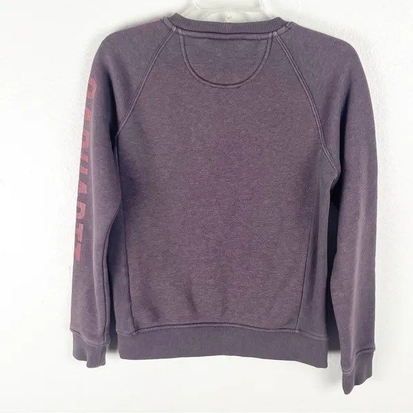 CARHARTT Blackberry Relaxed Fit Graphic Spellout Long Sleeves Sweatshirt Size XS - Image 2