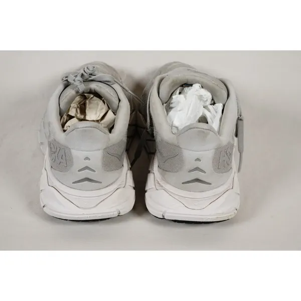 HOKA Women's US 7B Arahi 6 Silver Lightweight Running Shoes READ - Image 7