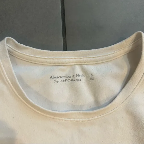 Abercrombie & Fitch Soft Collection Sleeveless Bodysuit in White - Image 3