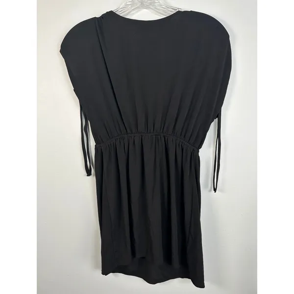 NWT Motherhood Maternity‎ Small Womens Top Black Stretch V-Neck Cap Sleeve - Image 9