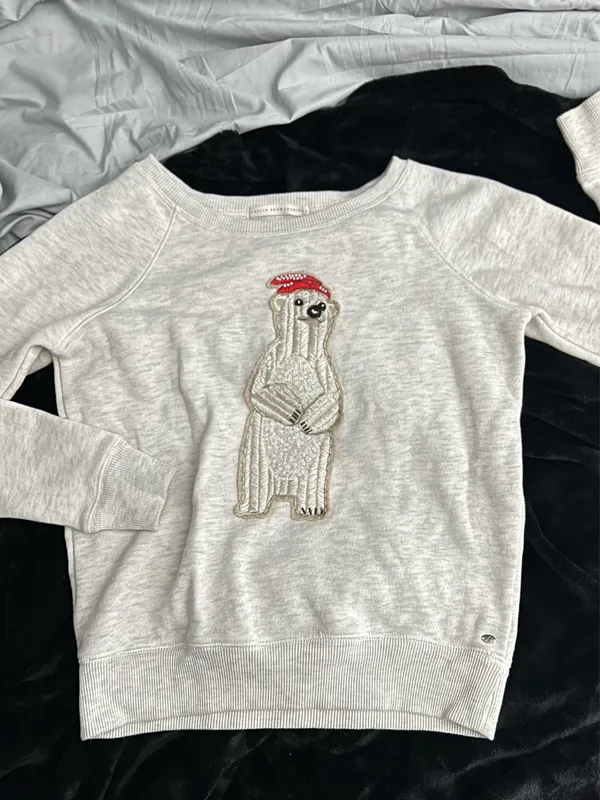 Embroidered American Eagle Christmas Sweater - Image 5