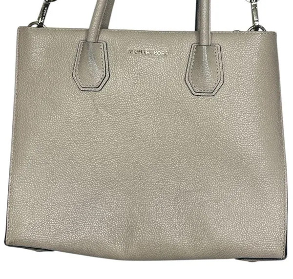 Michael Kors Studio Mercer Large Convertible Tote Oyster - Image 3