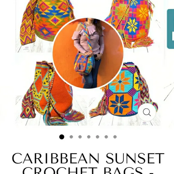 Caribbean hand weaved basket beach bag- fair trade (host pick!) - Image 7
