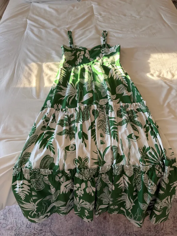Farm Rio Forest Soul Mix Midi Dress - Image 5