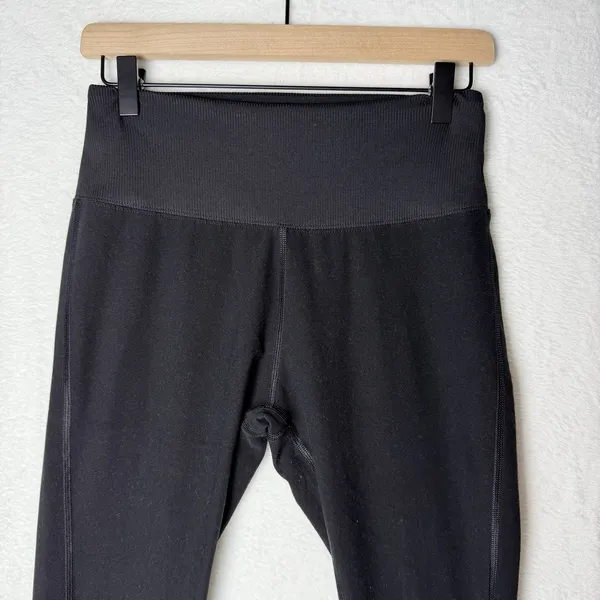 Alo Yoga High Waist Airbrush Leggings Black Women's size L - Image 4