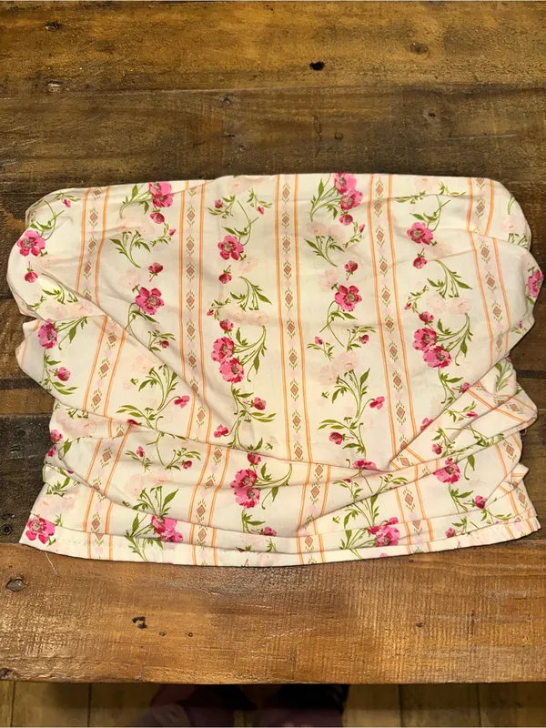 NWOT Band of the Free Shabby Chic Floral Pattern Tube Top $58 MSRP - Image 3
