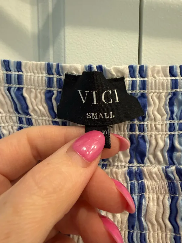 Vici Blissful Day Striped Poplin Mini Dress - Image 5