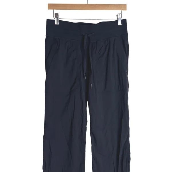 Lululemon Women's Dance Studio Pant III Pinstripe Texture Black Size 6 - Image 2