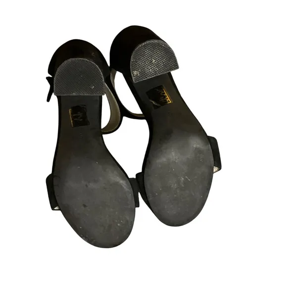 Jeffrey Campbell Lindsay Black Suede Heeled Sandals With Ankle Strap 5 Classic - Image 5