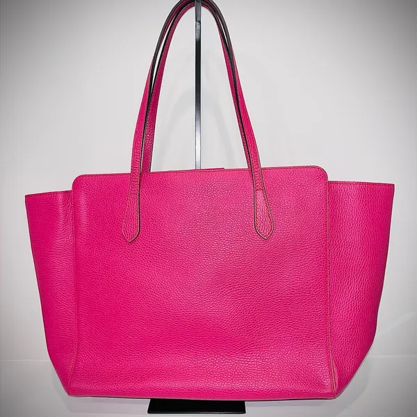Gucci Pink Pebbled Leather Tote Bag 💗✨ - Image 10