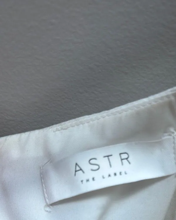 ASTR The Label Puff Sleeve Mini Dress White - Image 3