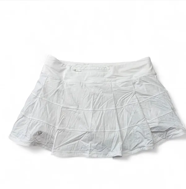 Lululemon Pace Rival Skirt White Size 10 - Image 4