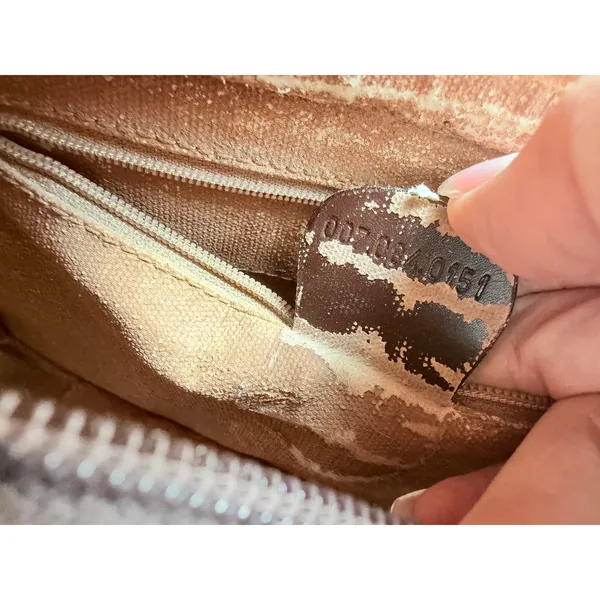 Gucci Crossbody‎ Bag Womens Small Brown 1970s Vintage GG Camera Bag Luxury - Image 9