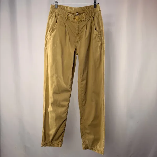 Free People Cya Later‎ Skate Barrel Trouser Pants in Khaki Size 0 - Image 2
