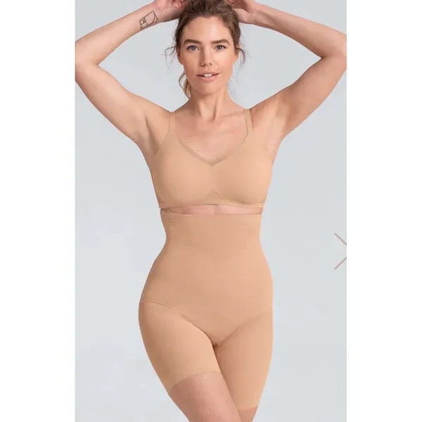 HoneyLove SculptWear SuperPower Short Womens‎ Size XL Sand Shapewear Sculpting - Image 2