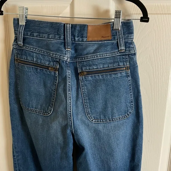 Madewell Westside Relaxed Straight Leg Jeans - Size 25 - Image 7