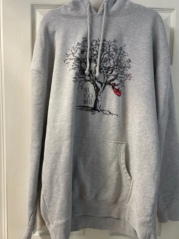 Taylor Swift All Too Well Pullover Hoodie Size 3XL Gray. Red Album. - Image 9
