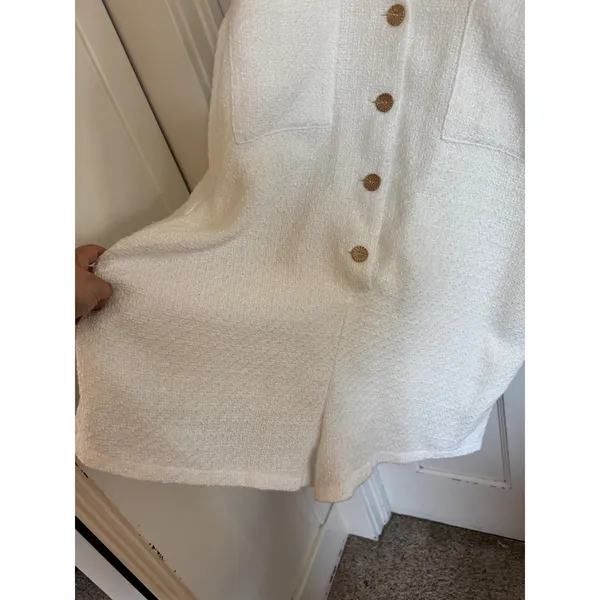 Tuckernuck white Myla textured romper size large‎ - Image 6